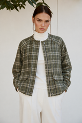 Ekose Bomber Ceket