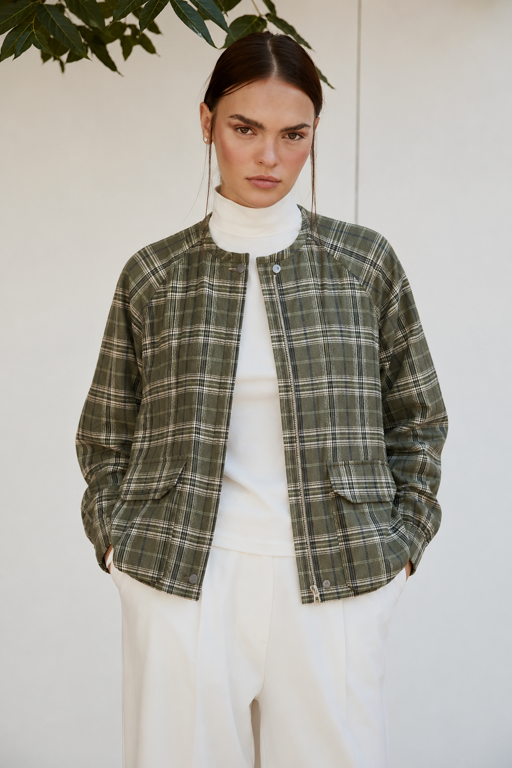 Ekose Bomber Ceket