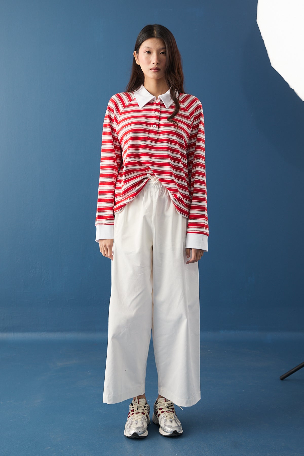 Polo Yaka Spor Sweatshirt