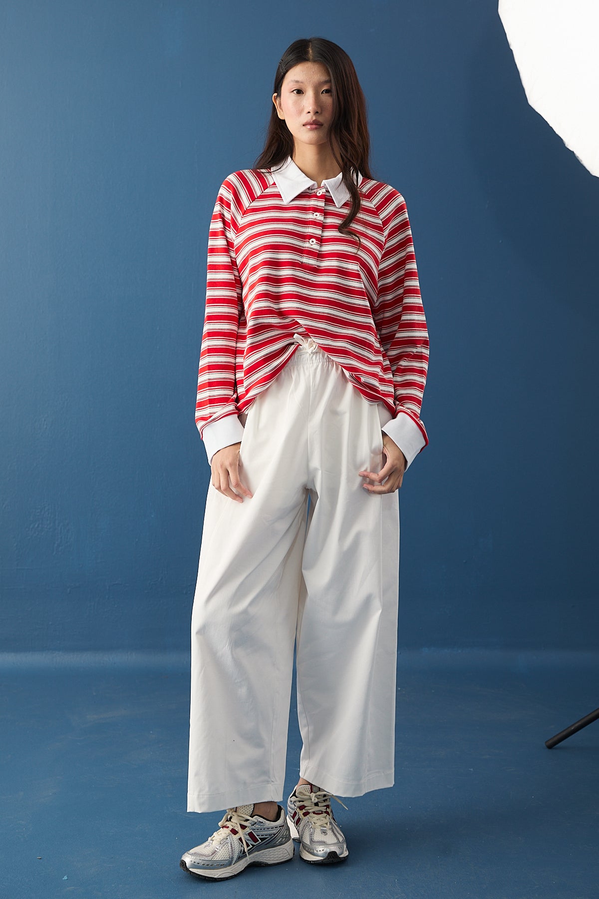 Polo Yaka Spor Sweatshirt