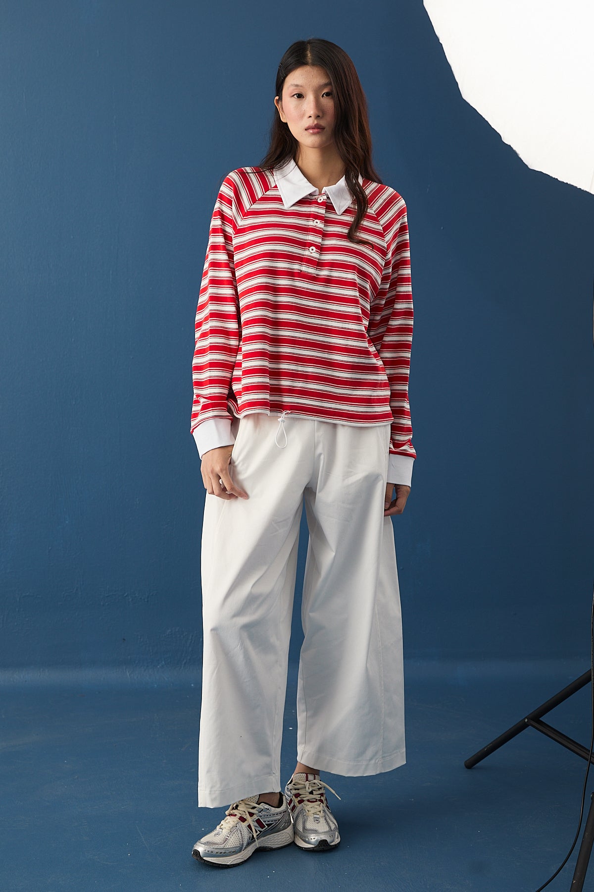 Polo Yaka Spor Sweatshirt