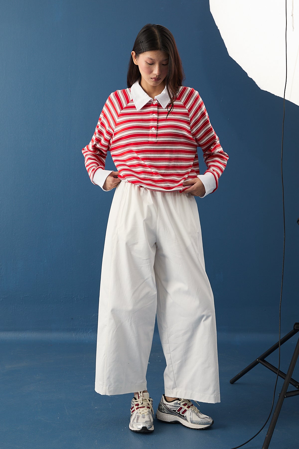 Polo Yaka Spor Sweatshirt