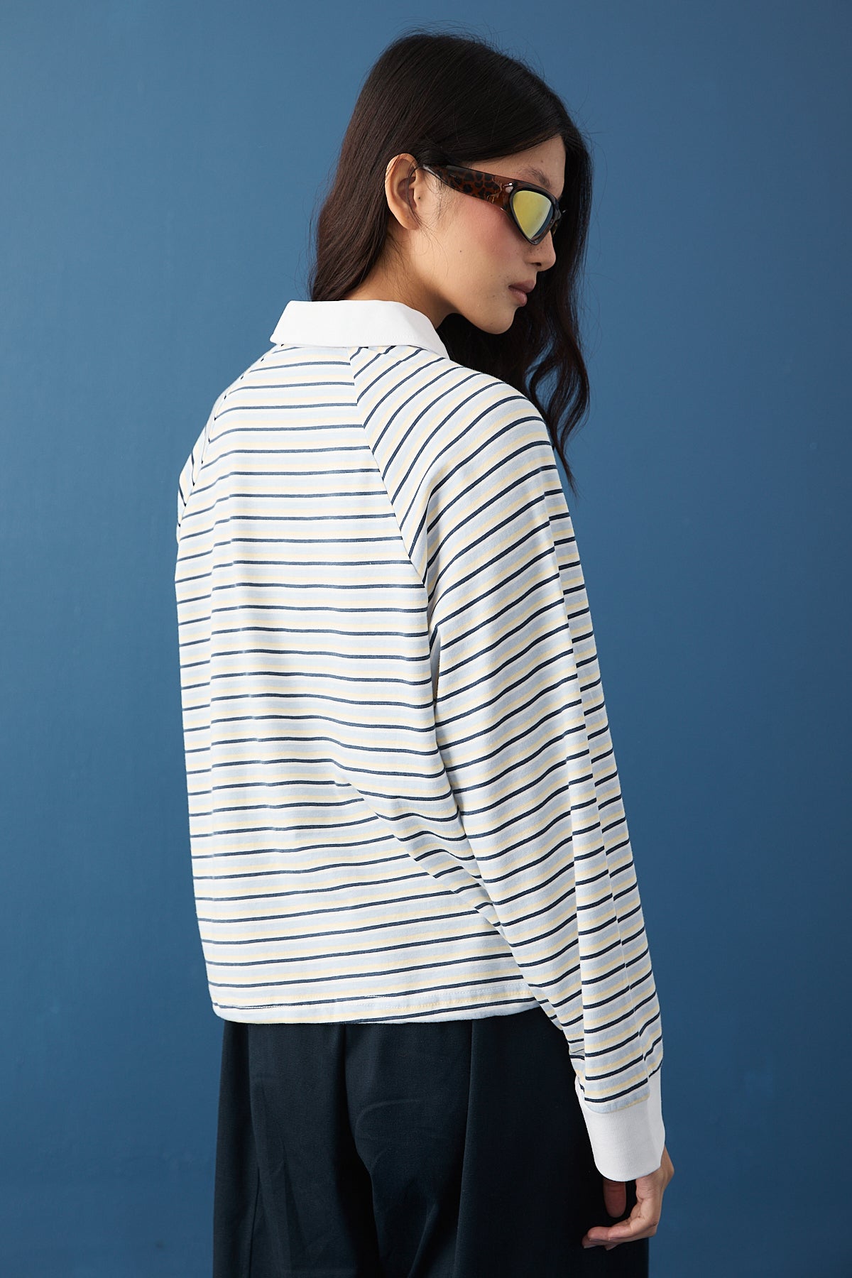 Polo Yaka Spor Sweatshirt