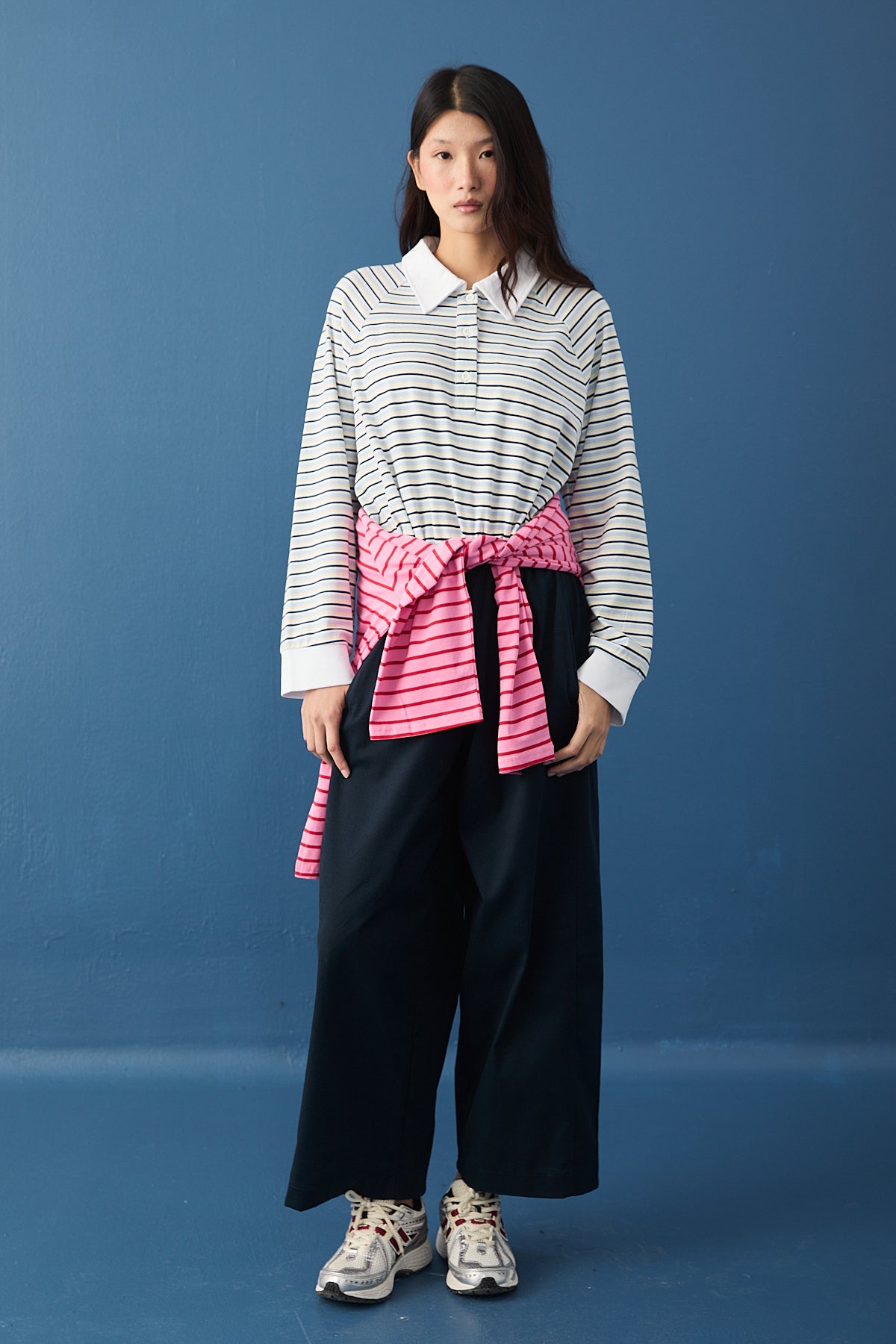 Polo Yaka Spor Sweatshirt