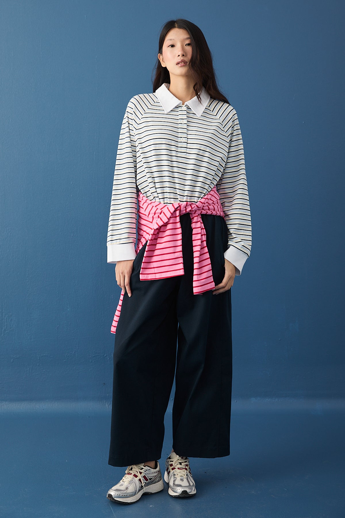 Polo Yaka Spor Sweatshirt