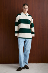 Polo Yaka Sweatshirt