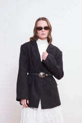 Oversize Natural Blazer Ceket