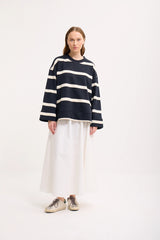 Çizgili Sweatshirt