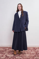 Oversize Natural Blazer Ceket