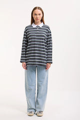 Polo Yaka Sweatshirt