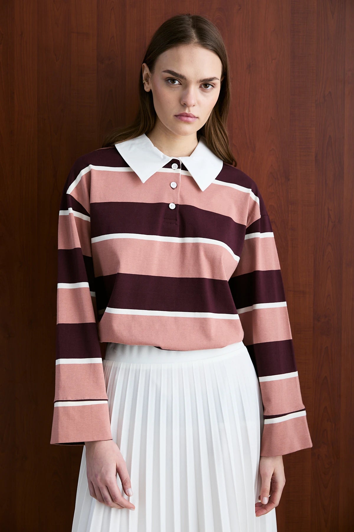 Polo Yaka Sweatshirt