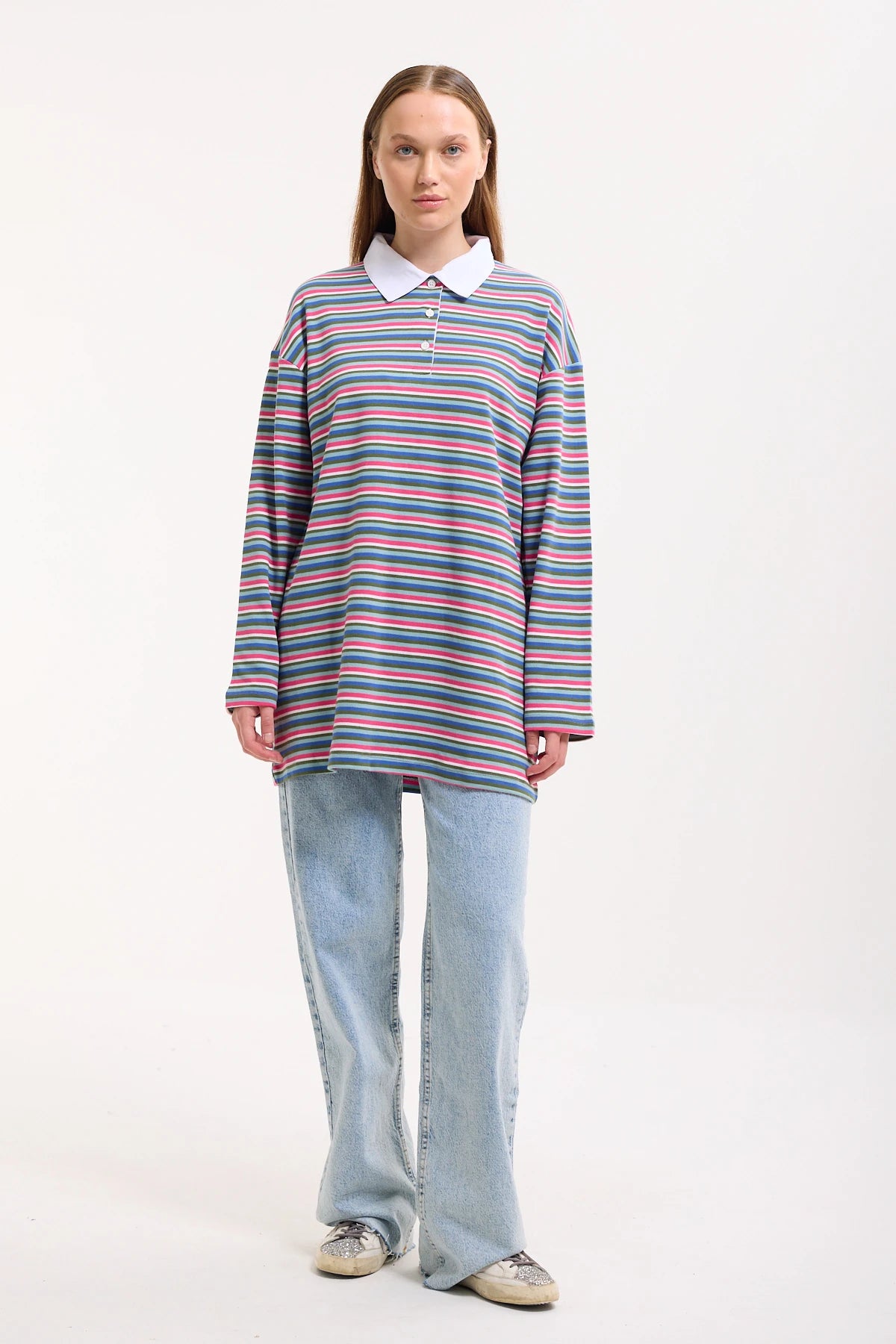 Polo Yaka Sweatshirt