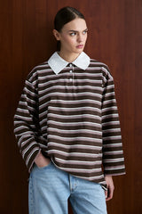 Polo Yaka Sweatshirt