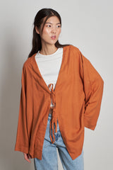 Bağlamalı Kimono Uzun