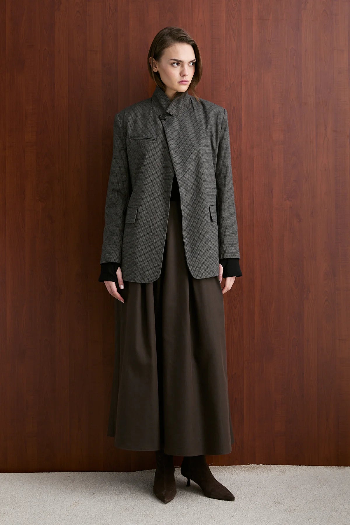 Asimetrik Blazer Ceket