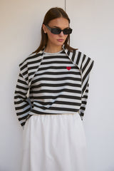 Şal Detaylı Sweatshirt