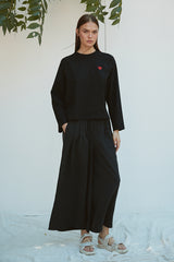 Şal Detaylı Sweatshirt