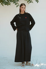 Şal Detaylı Sweatshirt