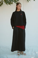 Şal Detaylı Sweatshirt