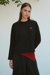 Şal Detaylı Sweatshirt