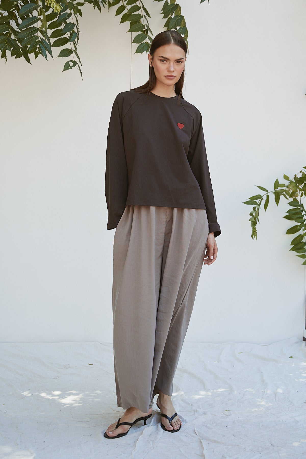 Şal Detaylı Sweatshirt
