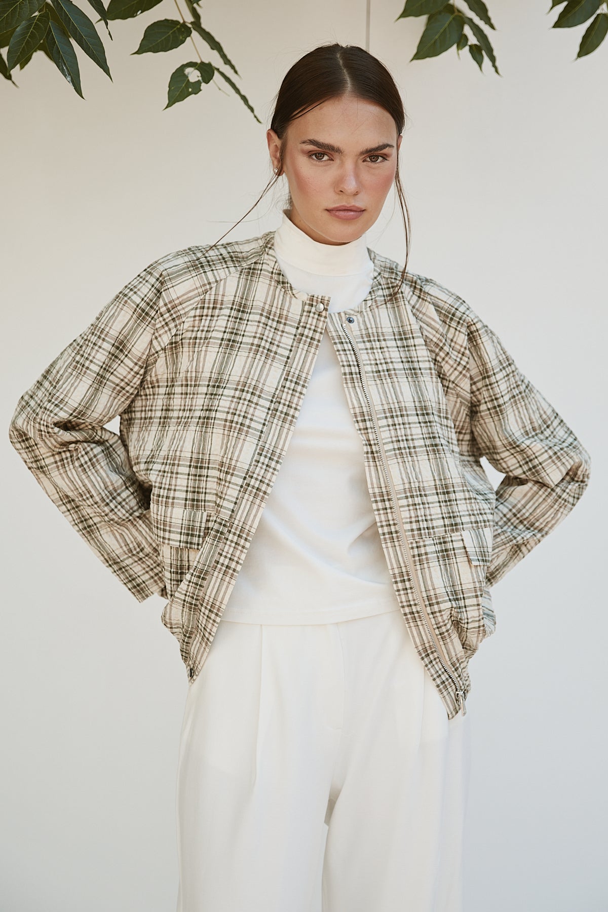 Ekose Bomber Ceket