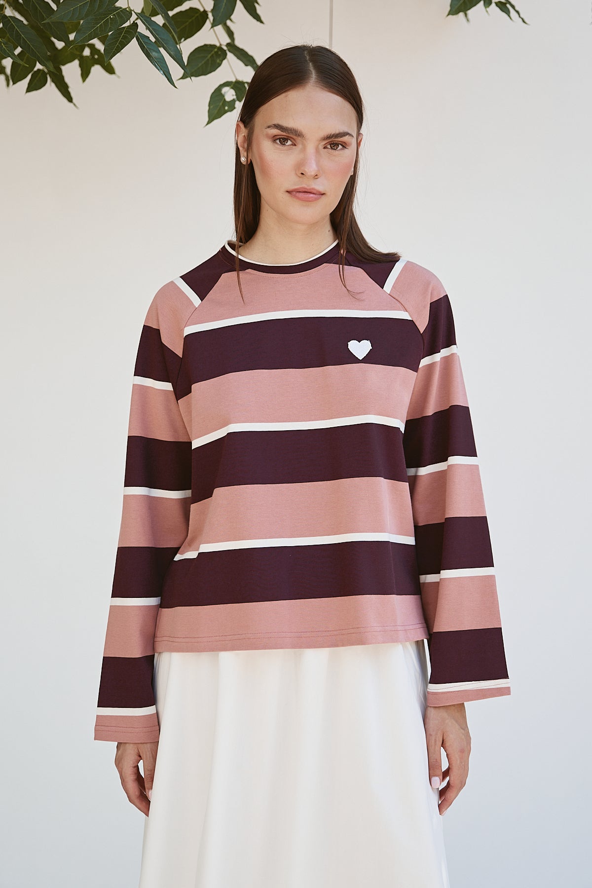 Şal Detaylı Sweatshirt