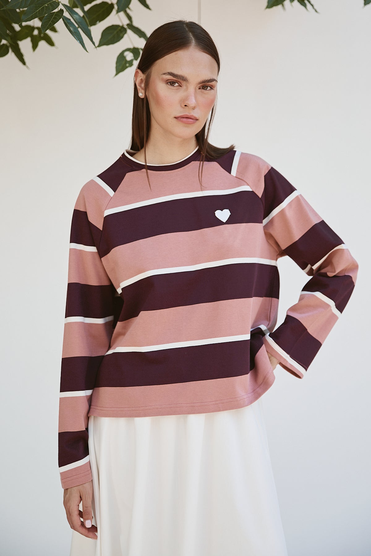 Şal Detaylı Sweatshirt
