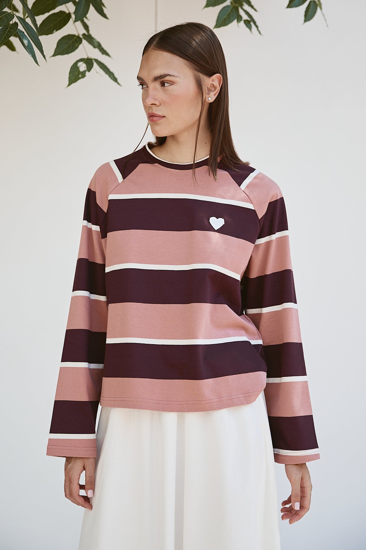 Şal Detaylı Sweatshirt