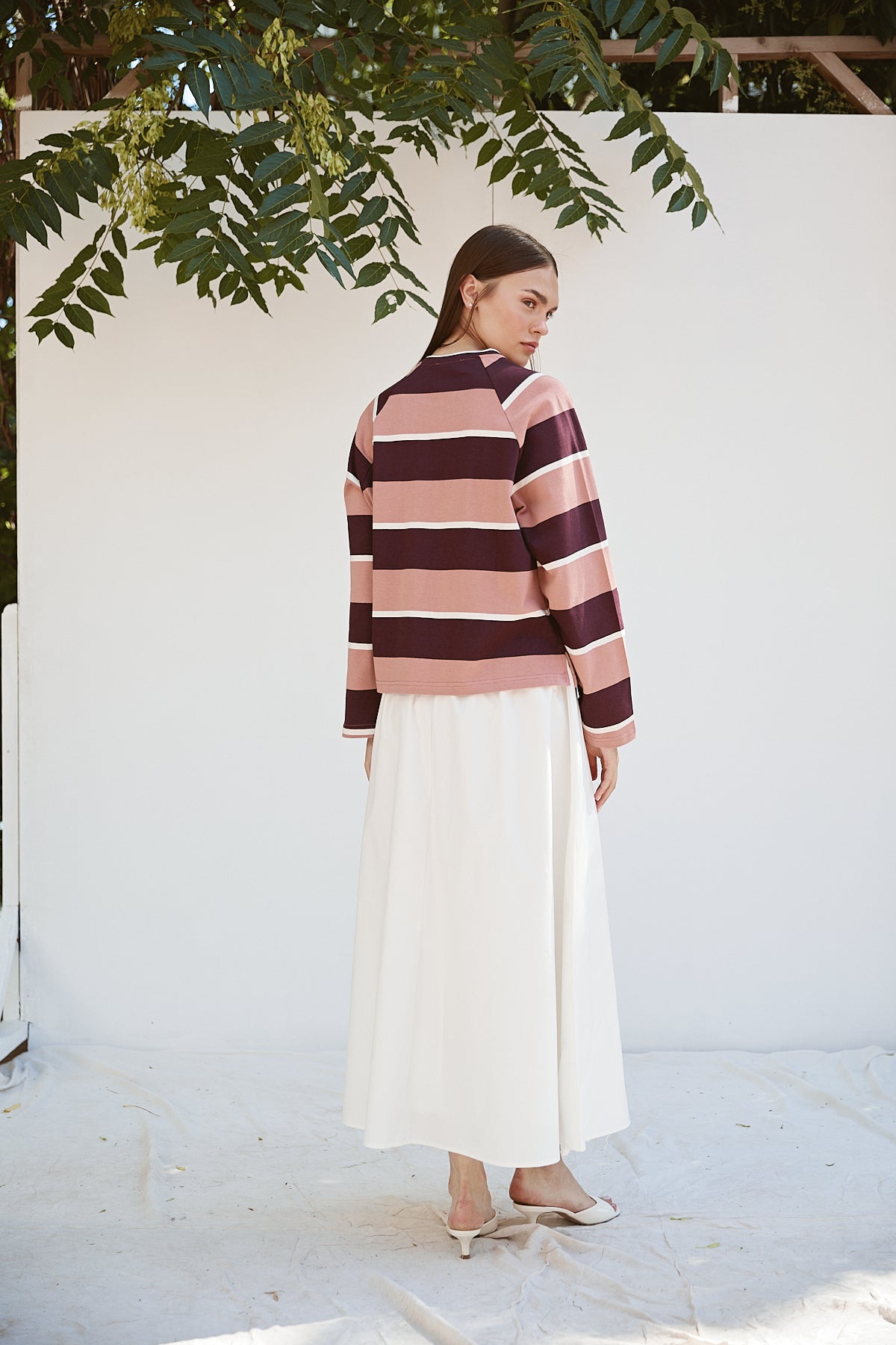 Şal Detaylı Sweatshirt