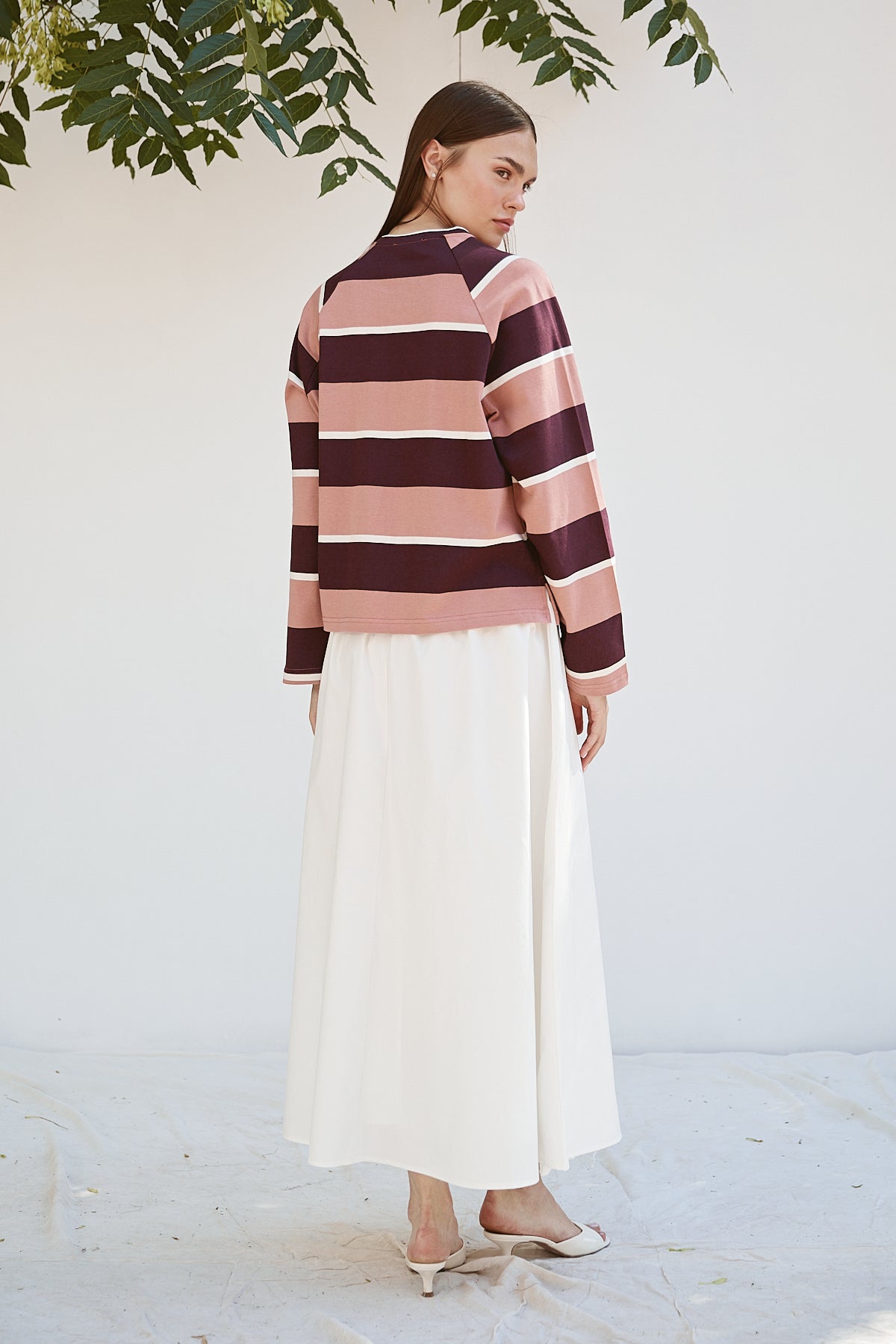 Şal Detaylı Sweatshirt