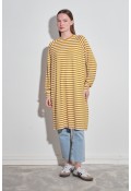 Çizgili Yellow Kalın 100