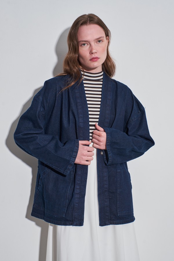 Kot Kimono Mavi