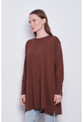 Merserize Tunik Kahve