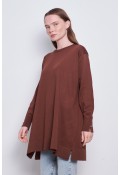 Merserize Tunik Kahve