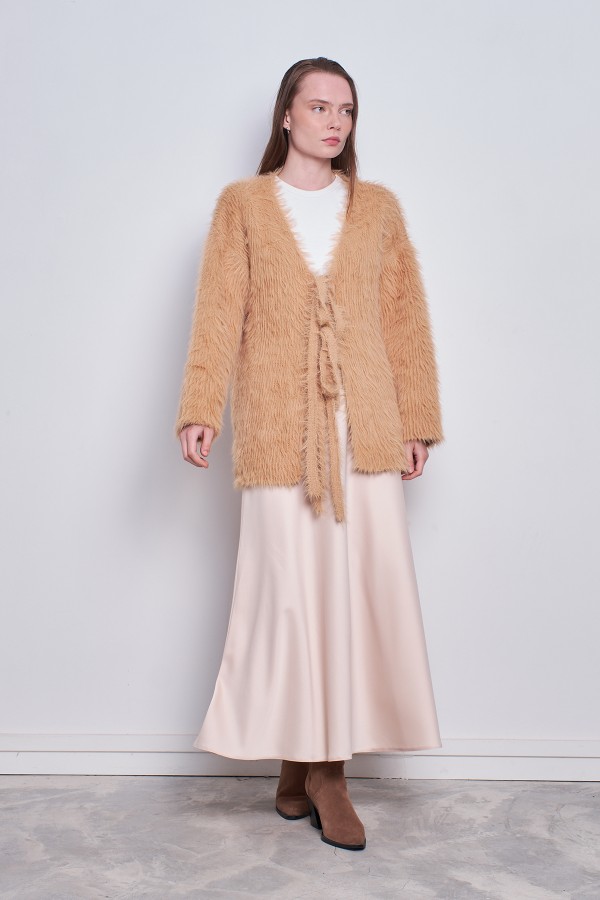 Angora Kimono Camel