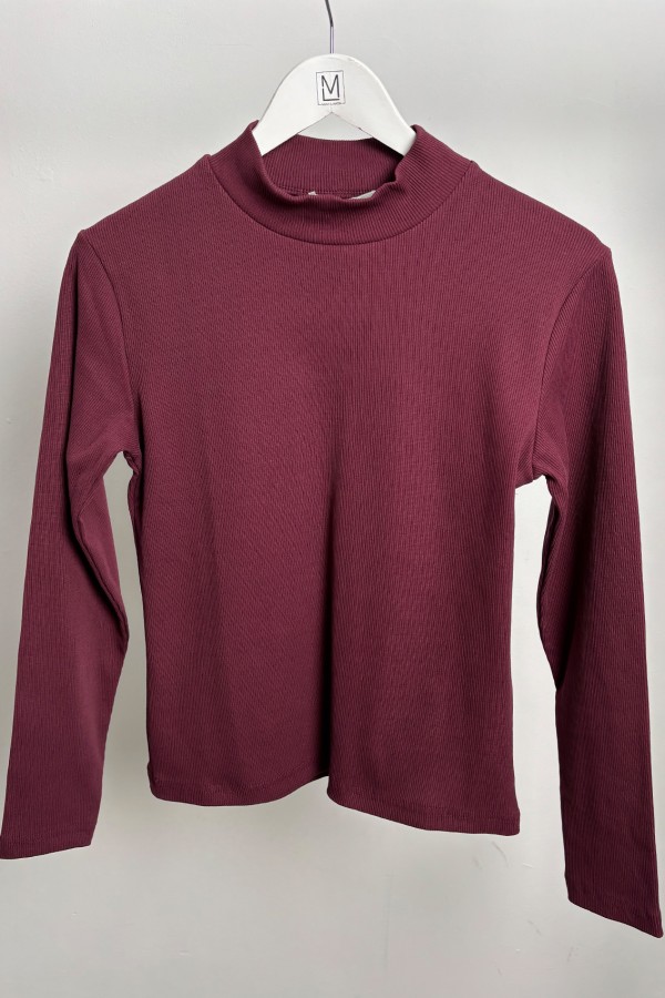 Fitilli Uzun Kol Body Cherry