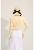 Fitilli Uzun Kol Body Lemon