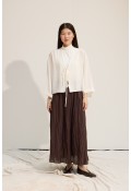 Bağcıklı Kimono Beyaz