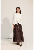 Bağcıklı Kimono Beyaz