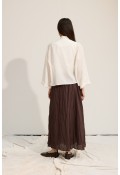 Bağcıklı Kimono Beyaz