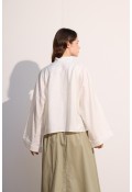 Bağcıklı Kimono Beyaz