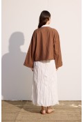 Bağcıklı Kimono Tarçın