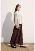 Bağcıklı Kimono Gri
