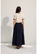 VUAL BÜZGÜLÜ ETEK DARK BLUE