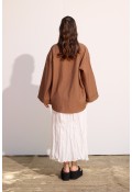 Bağcıklı Kimono Uzun Tarçın