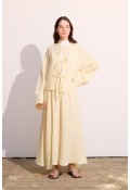 Müslin Etek Takım Soft Yellow