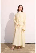 Müslin Etek Takım Soft Yellow