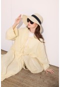 Müslin Etek Takım Soft Yellow