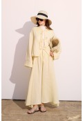 Müslin Etek Takım Soft Yellow